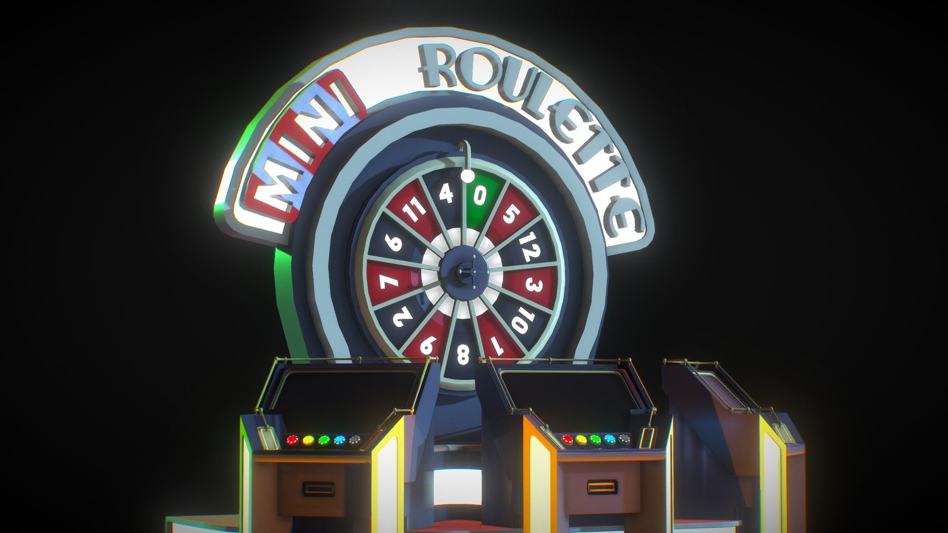 Mini Roulette 3d model