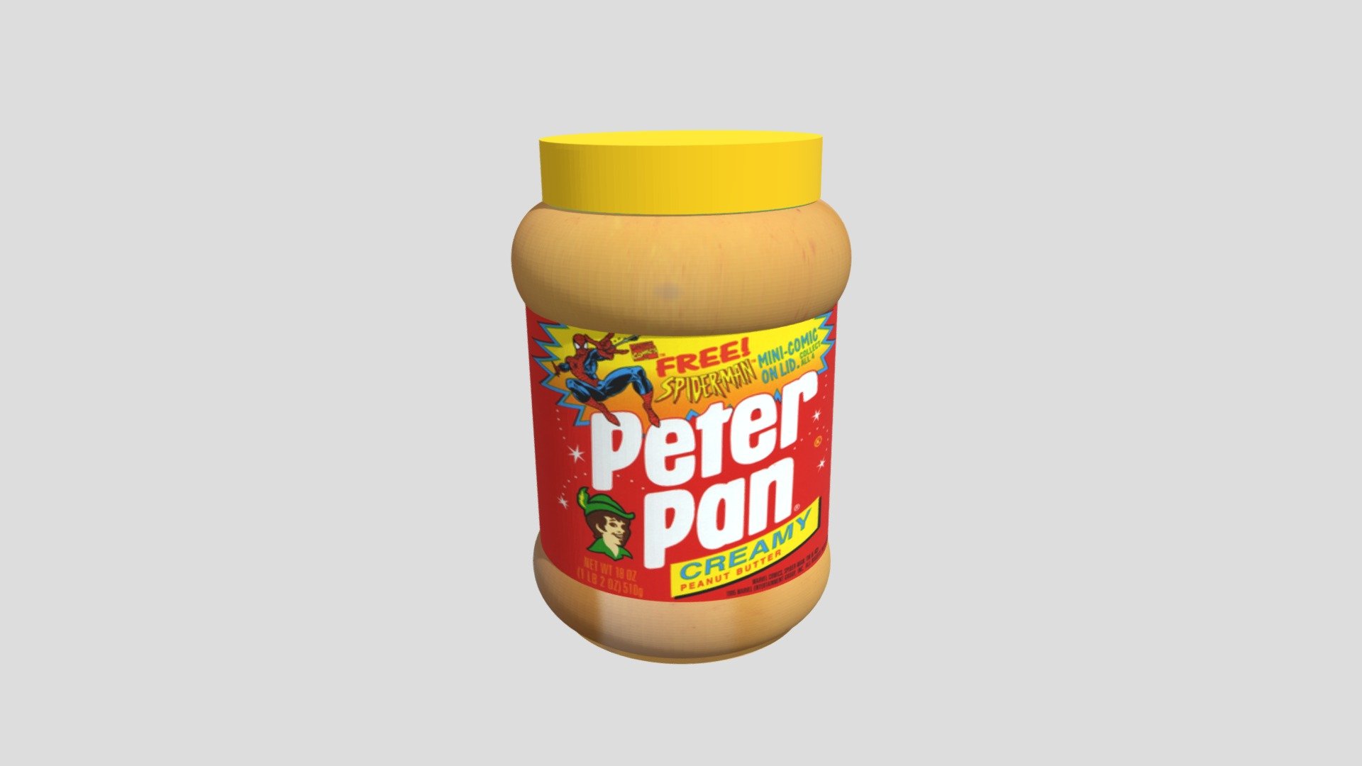 Peanut Butter 3d model