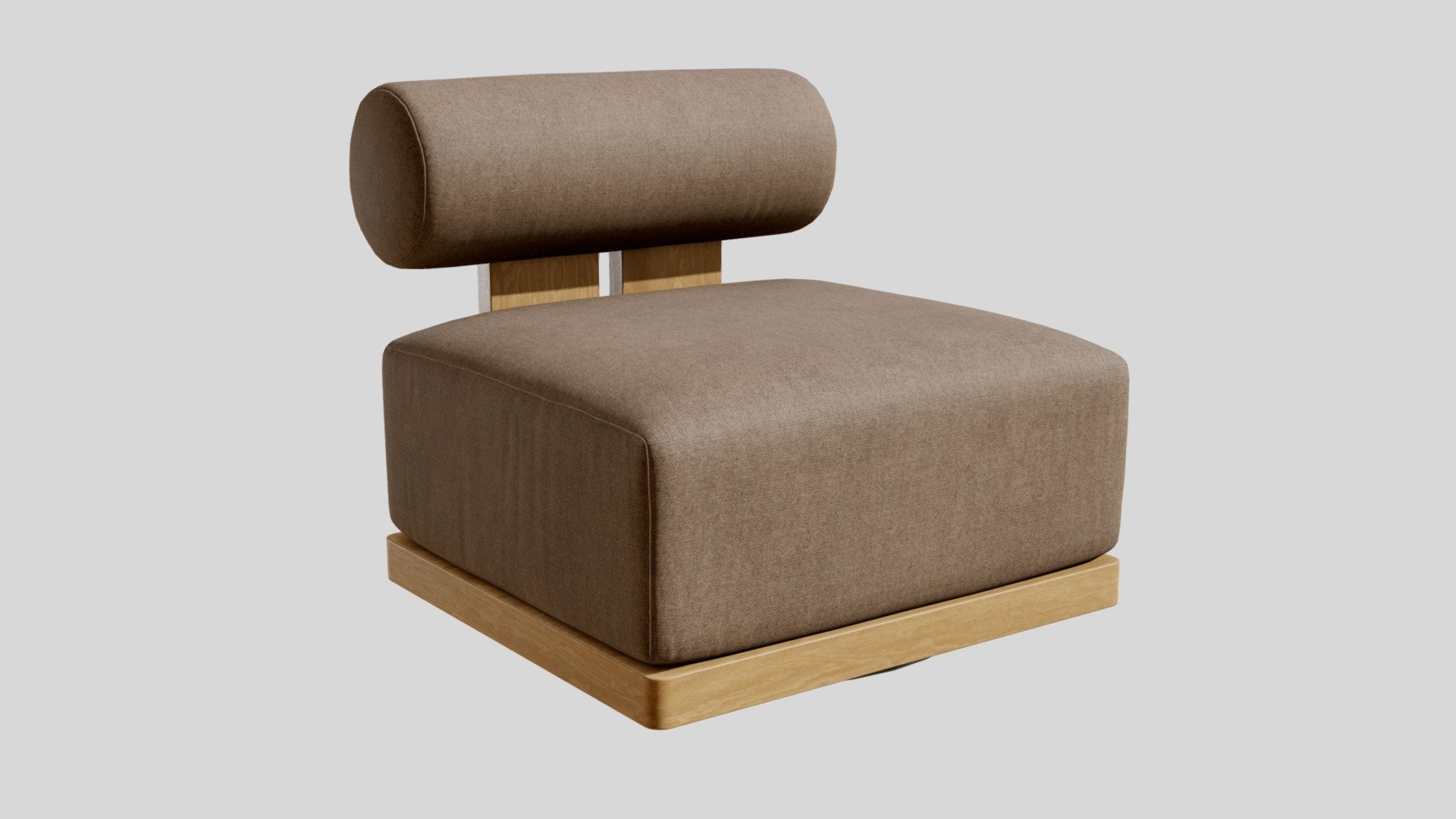 Restoration Hardware Vigo Swivel Chair 3d model