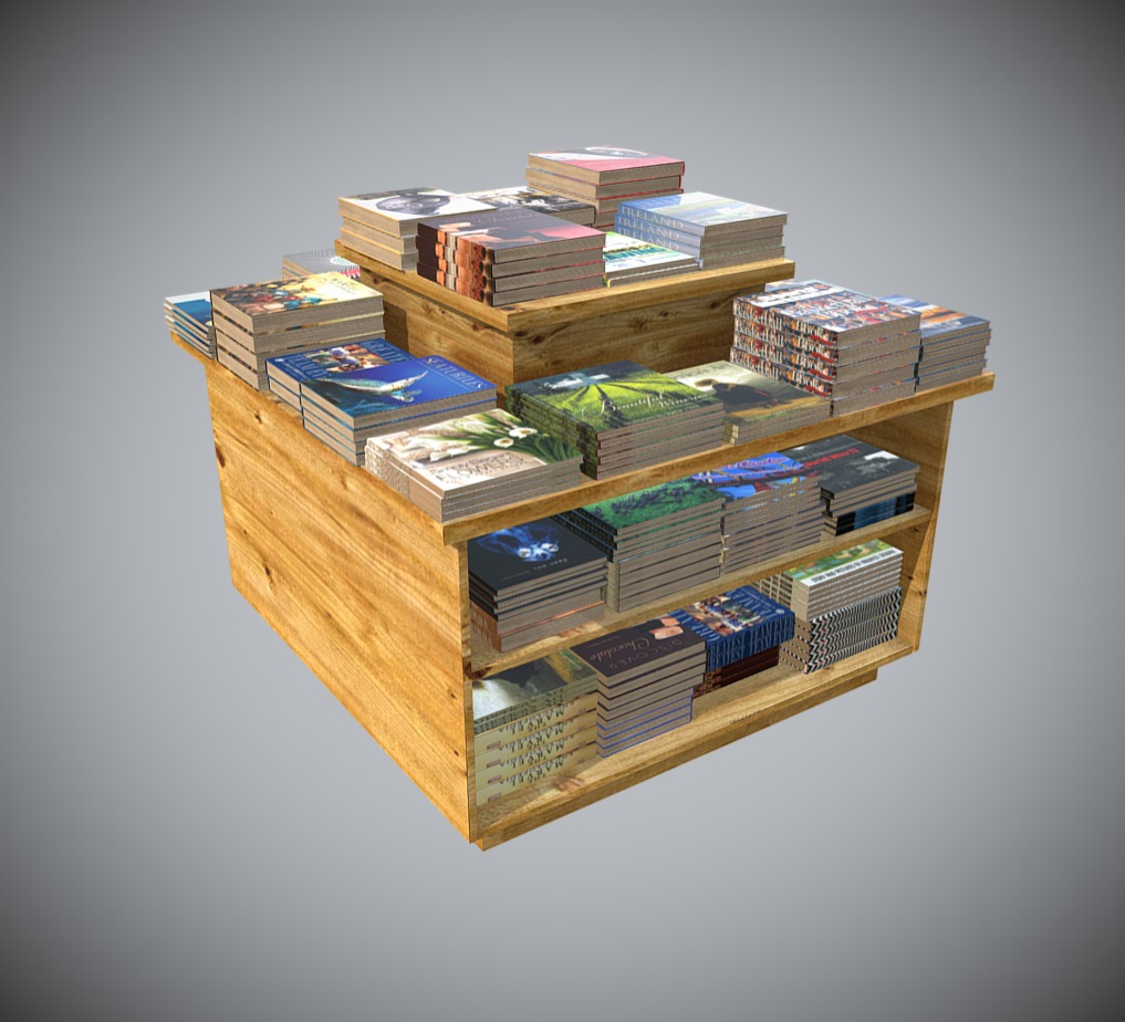 Expo Books 3d model