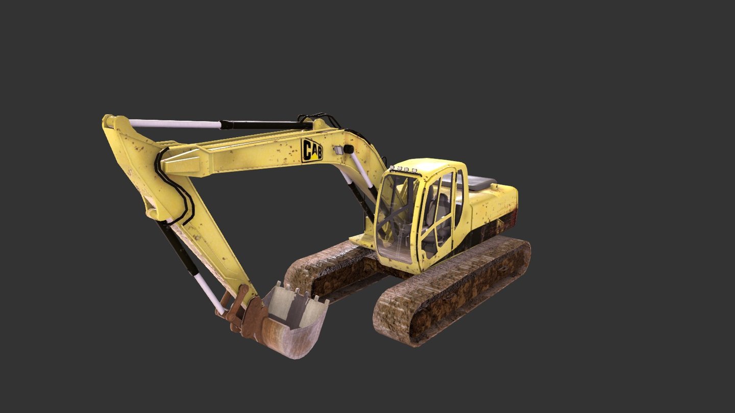 Excavator 3d model