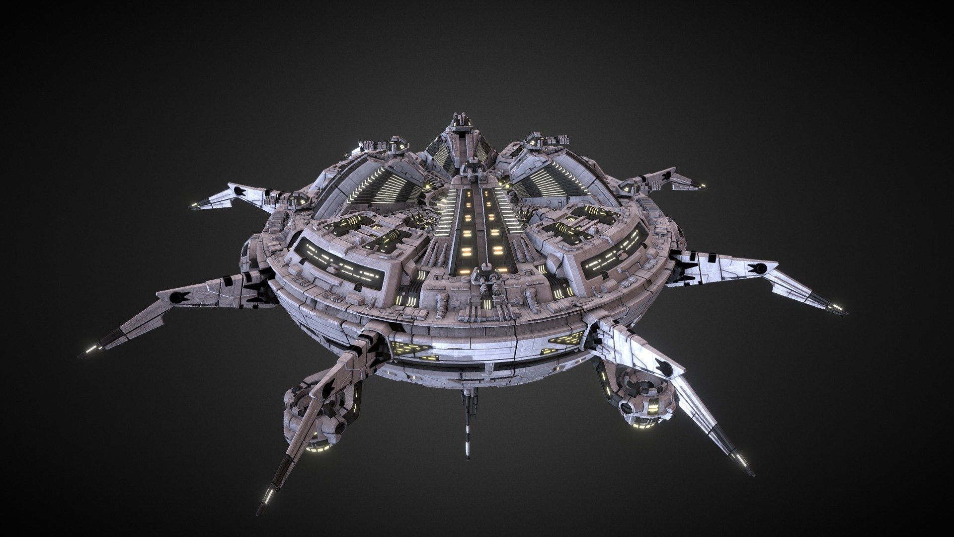 Mothership 3d model