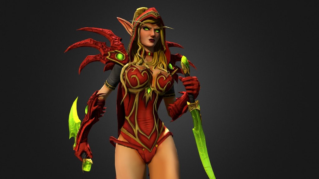 Valeera Sanguinar 3d model