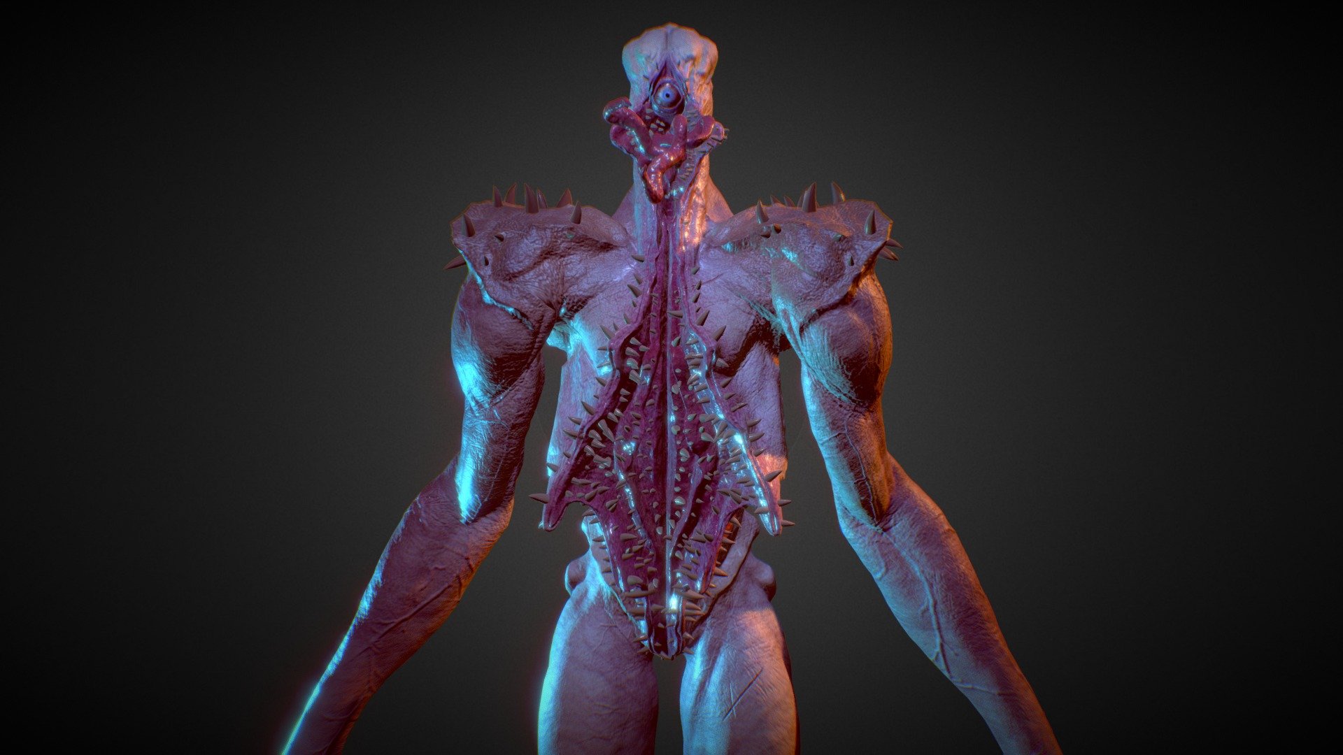 Creature concept 01 3d model