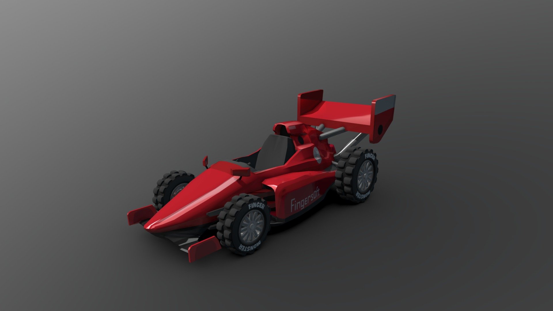 HCR Race Car 3d model