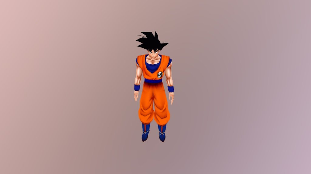 goku 3d model