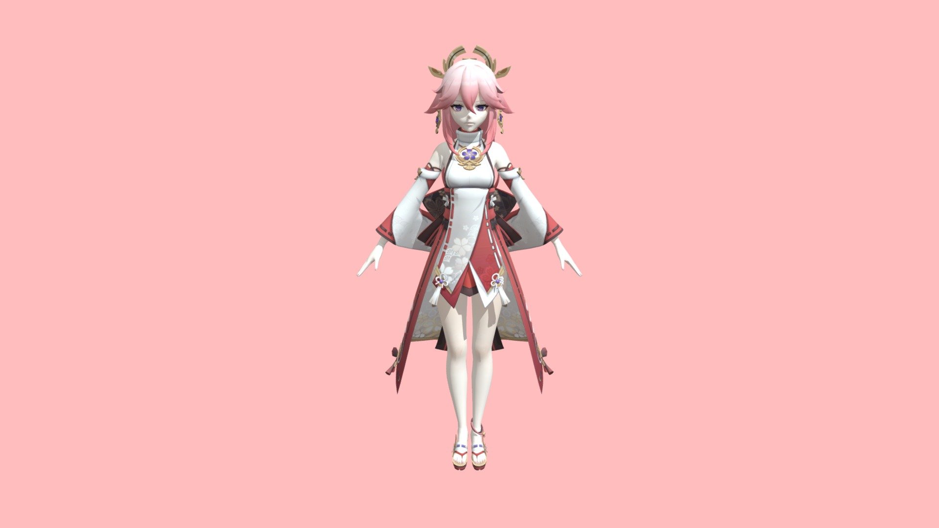 Yae Miko 3d model