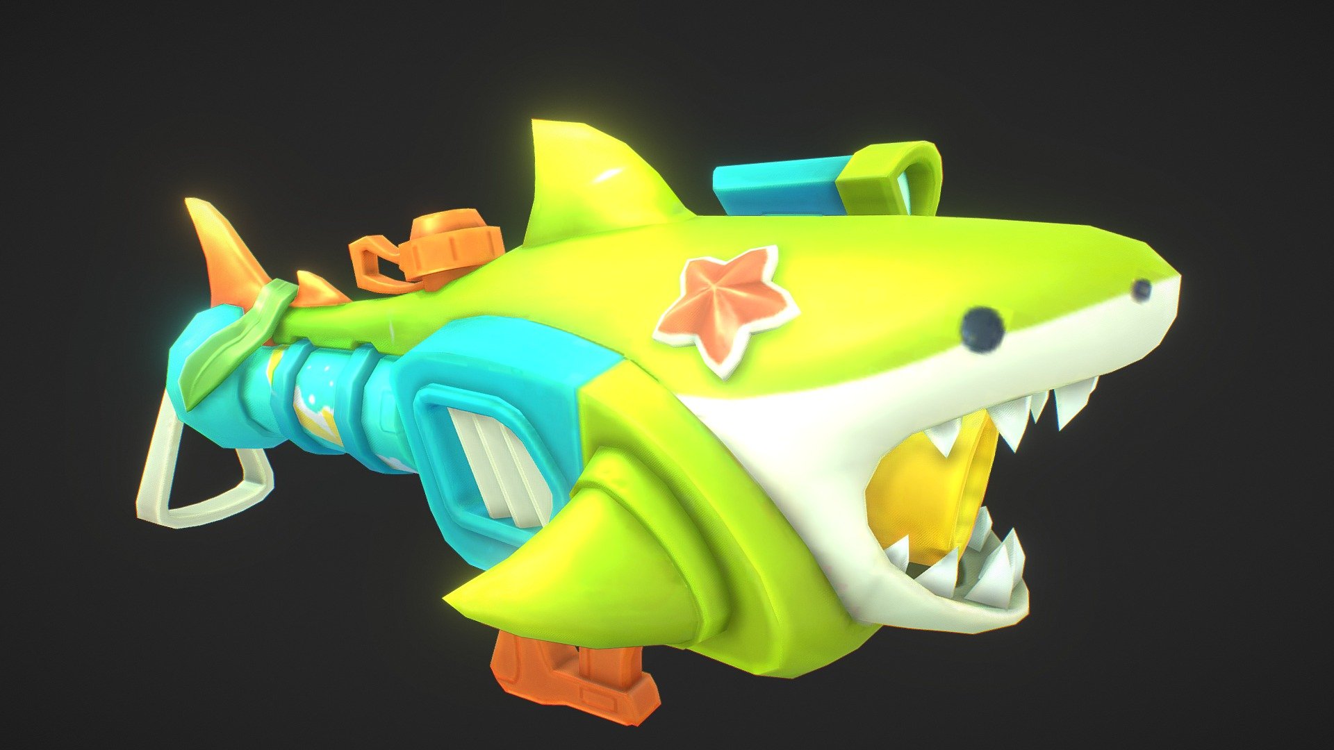 pkc shark 3d model