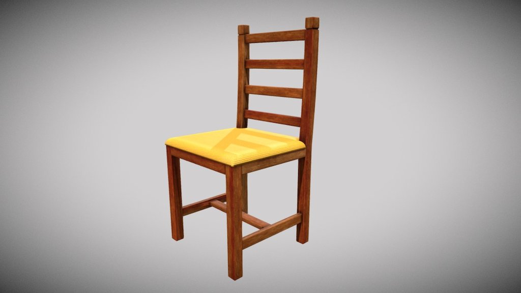 Basic Chair A 3d model