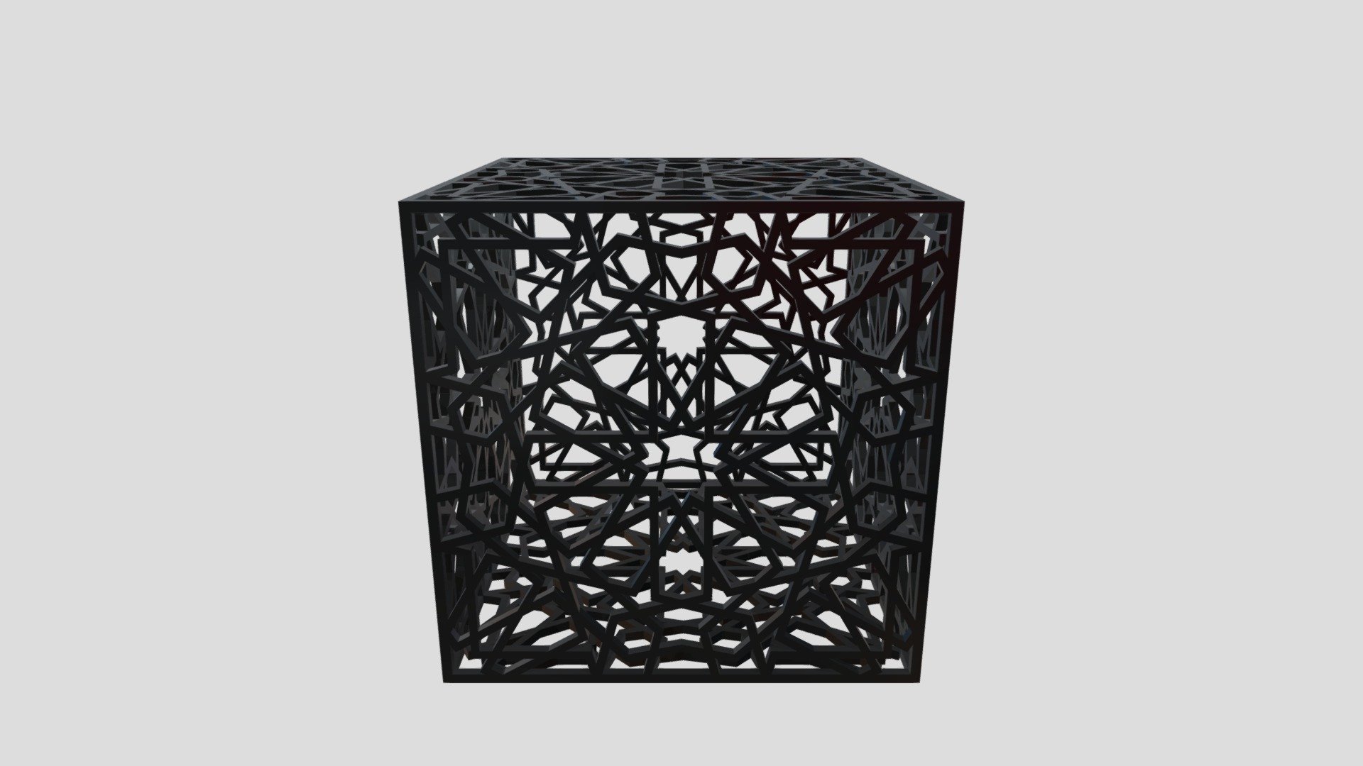 Islamic Cube 3d model