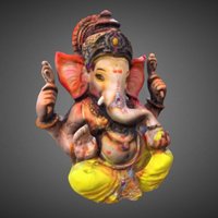 Classic Ganesh Painted