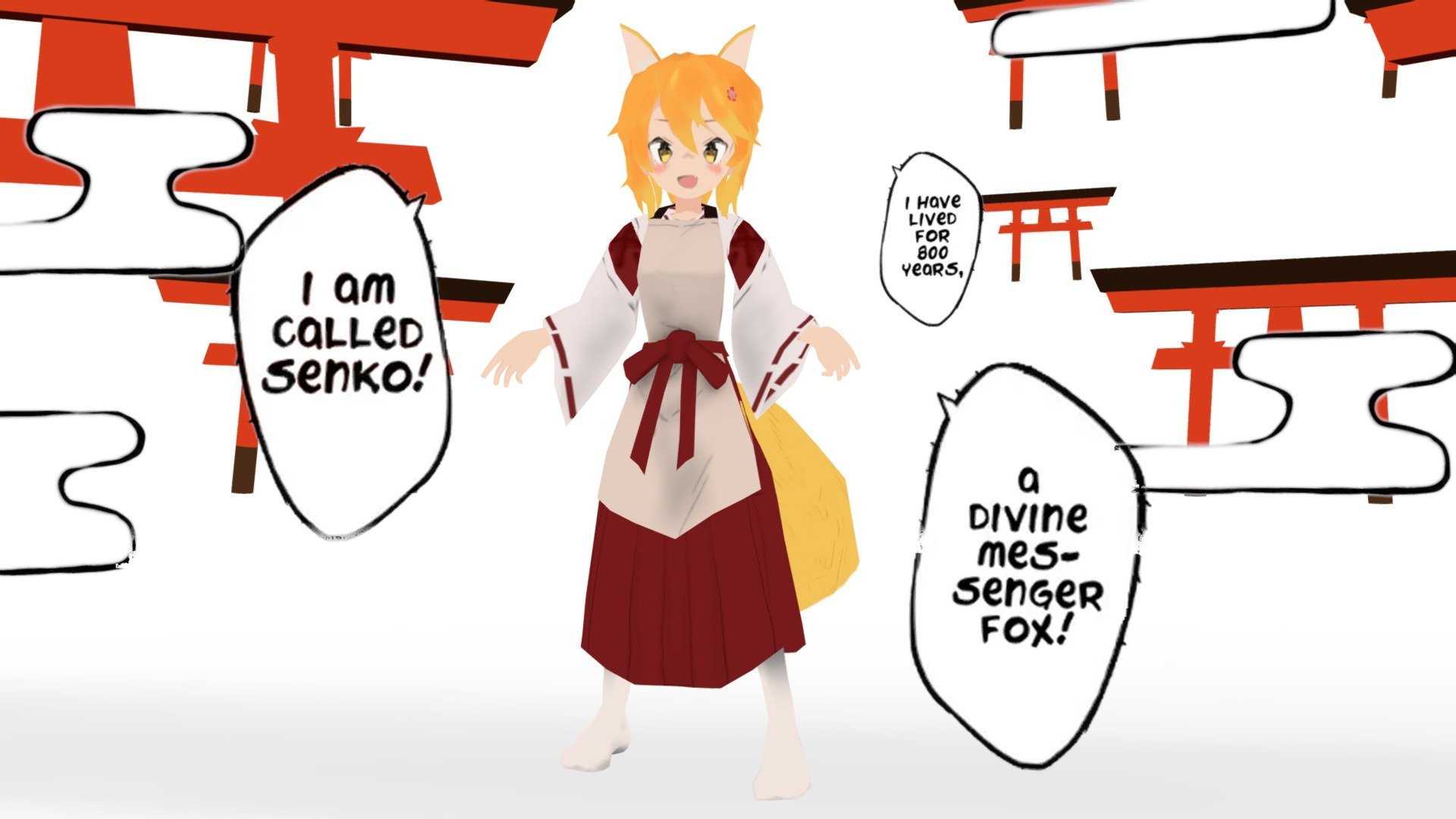 Senko-san 3d model