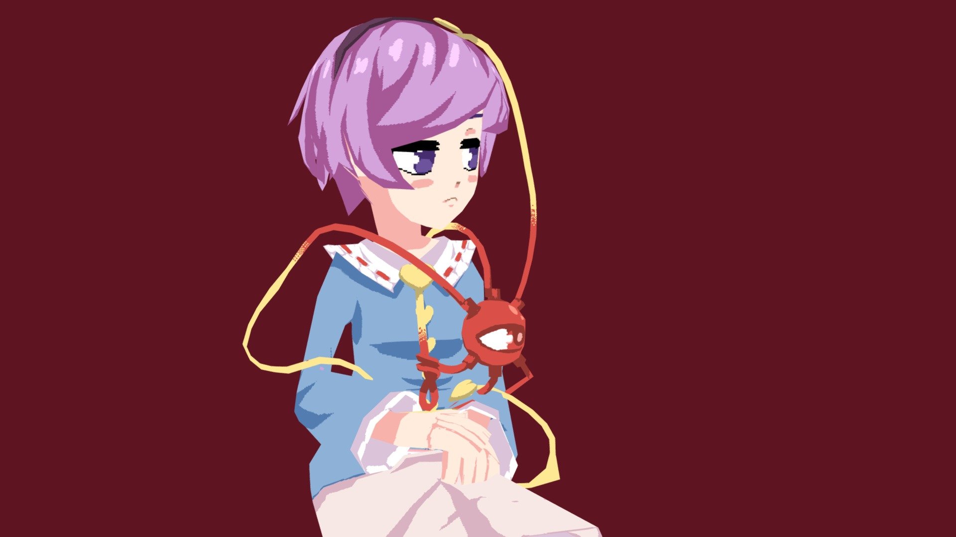 Komeiji Satori  (touhou) 3d model