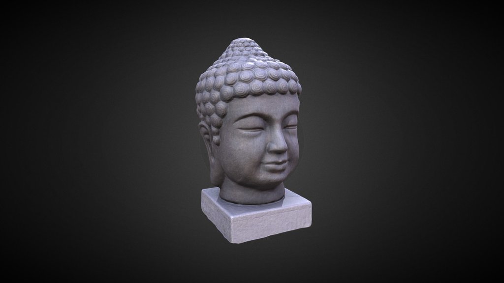 Buddha Head 3d model