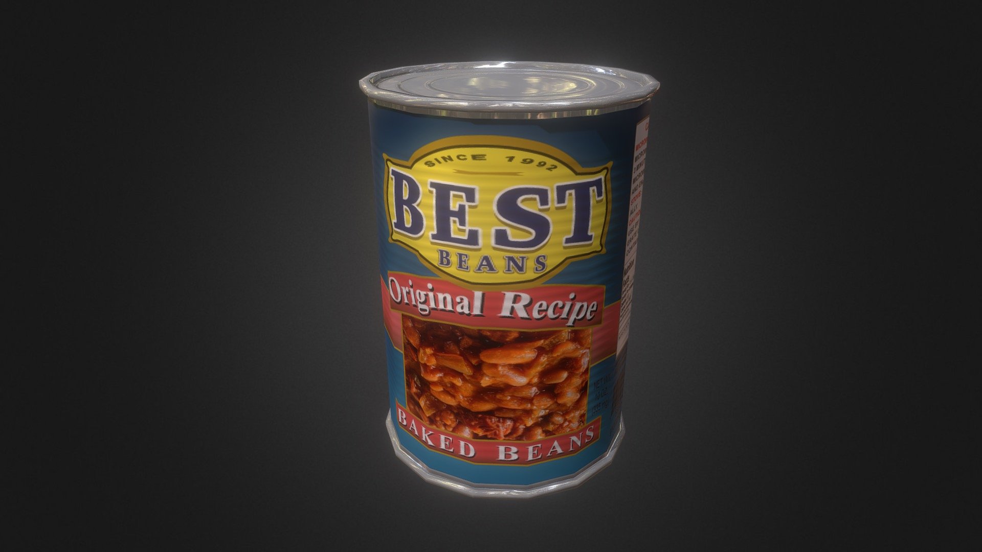 Best Baked Beans 3d model