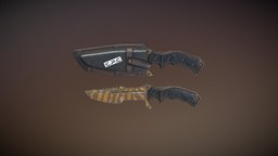 Hunstman Knife CPC Lowpoly