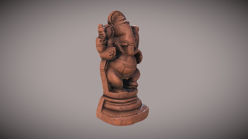 Classic Ganesh Low Poly 3d model