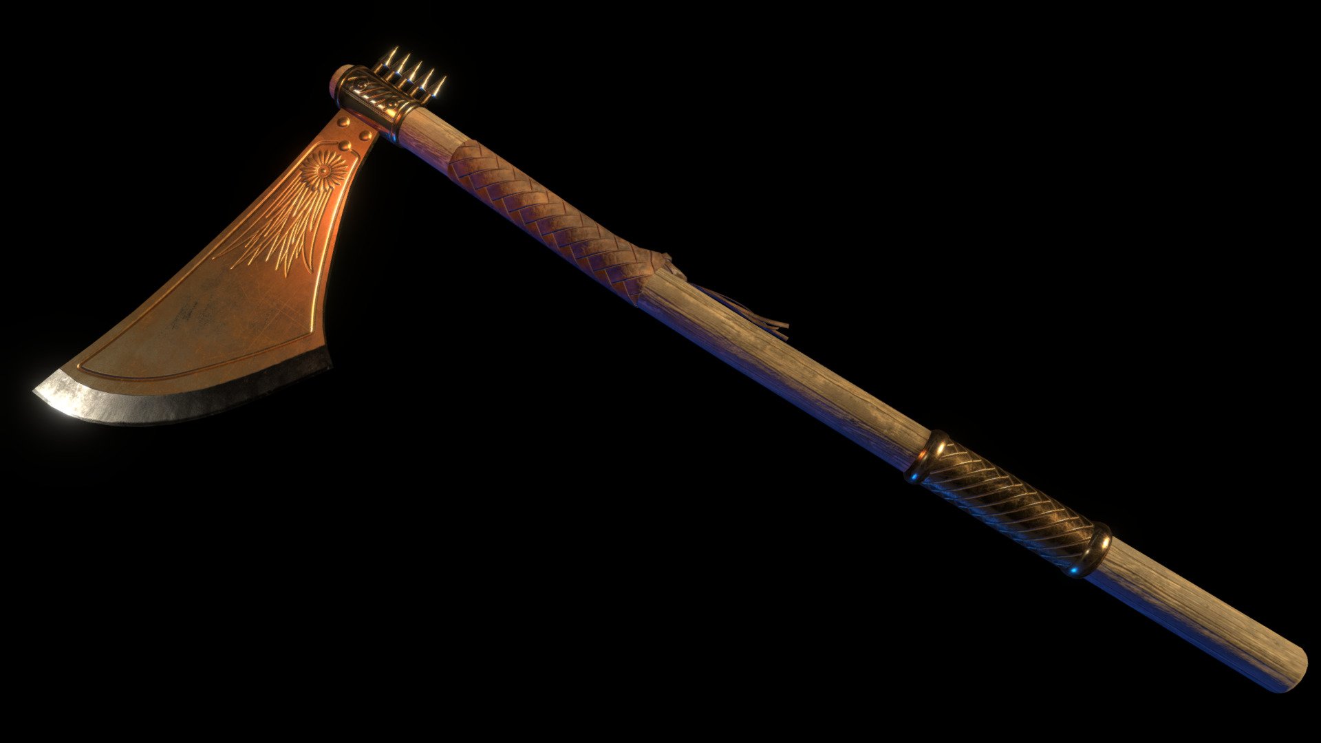 Axe Persian #1 3d model