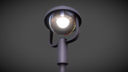 Street Light (5) High-Poly Version