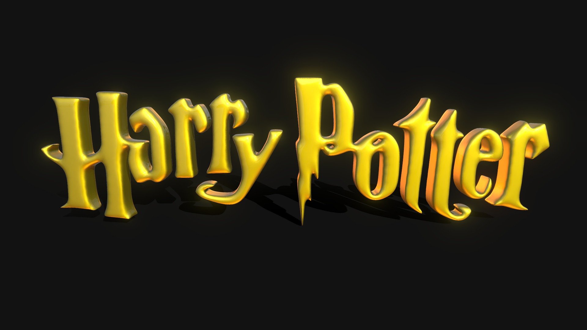 Harry Potter Logo 3d model