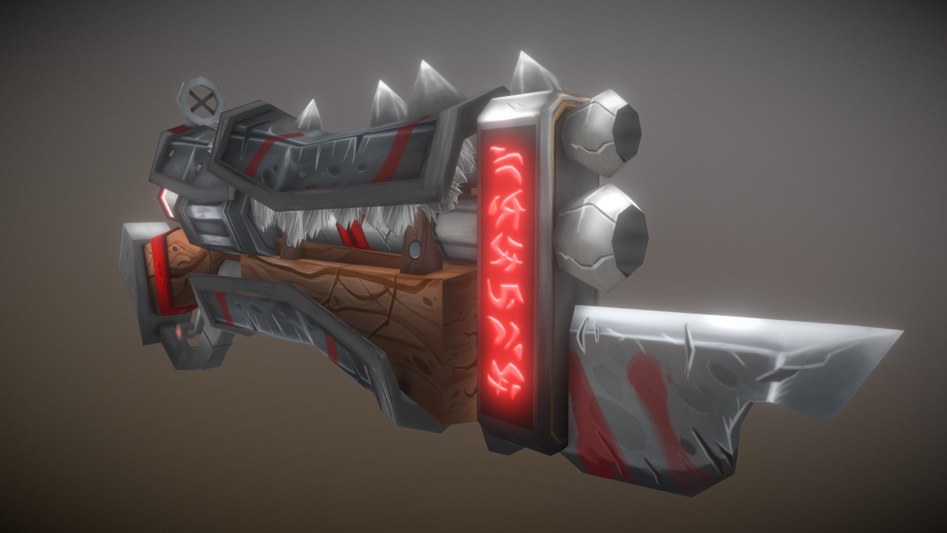 WoW Inspired Weapon : Chaos Gun 3d model