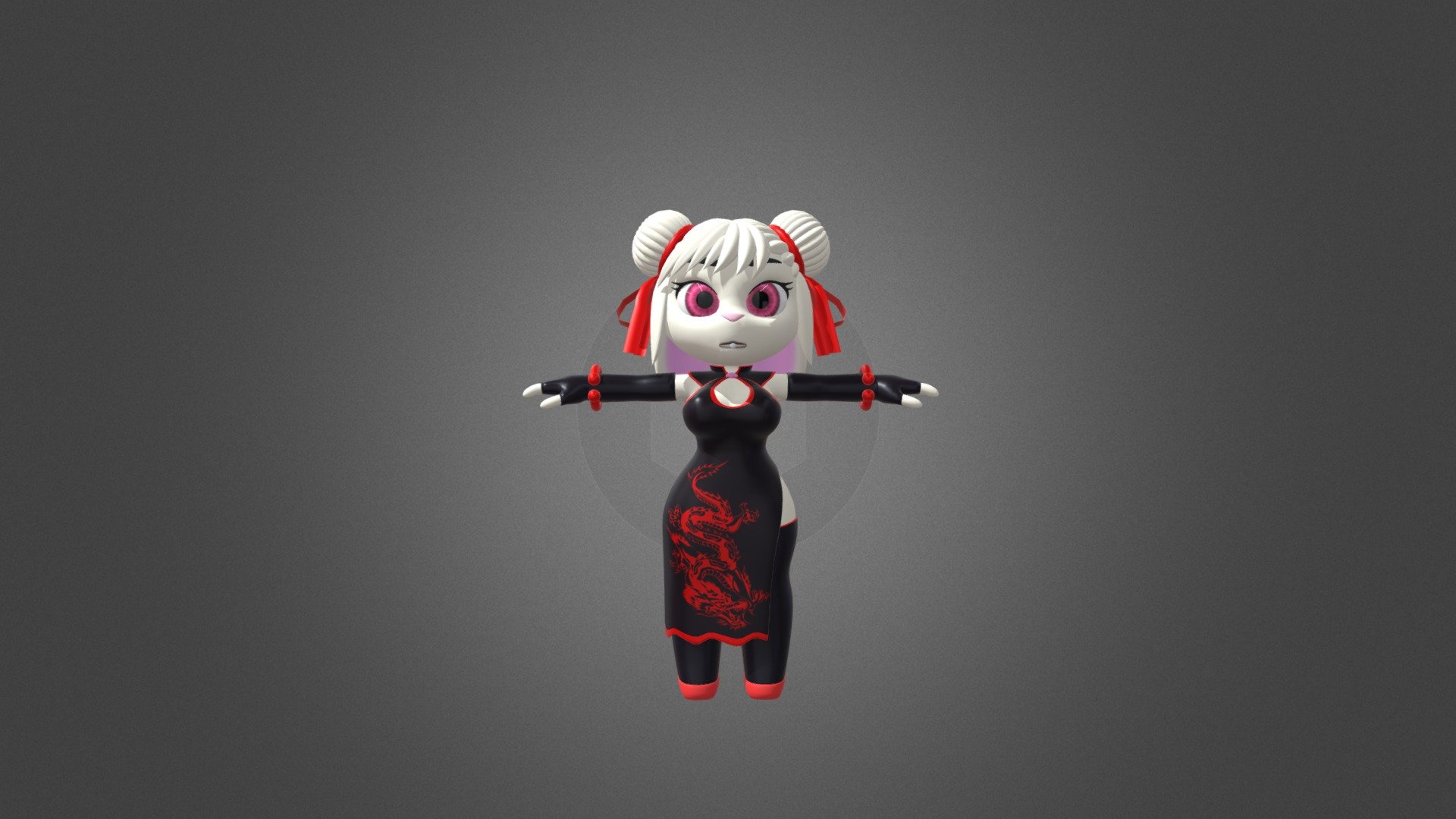 Roxy Kung Fu version 3d model