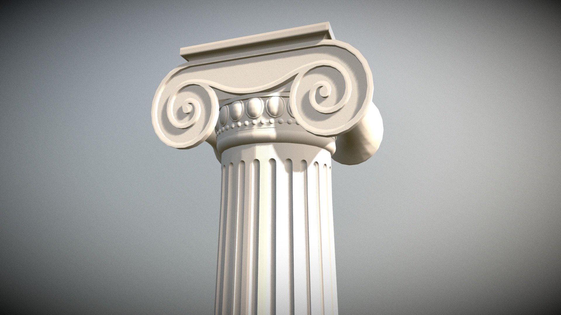 Ionic Column: Animated Glossary 3d model