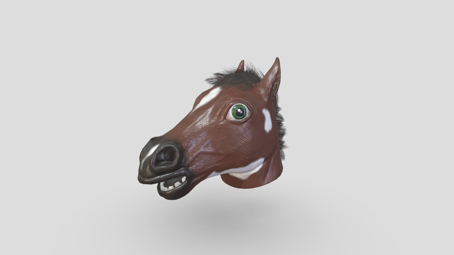 Horse Mask Pinto 3d model