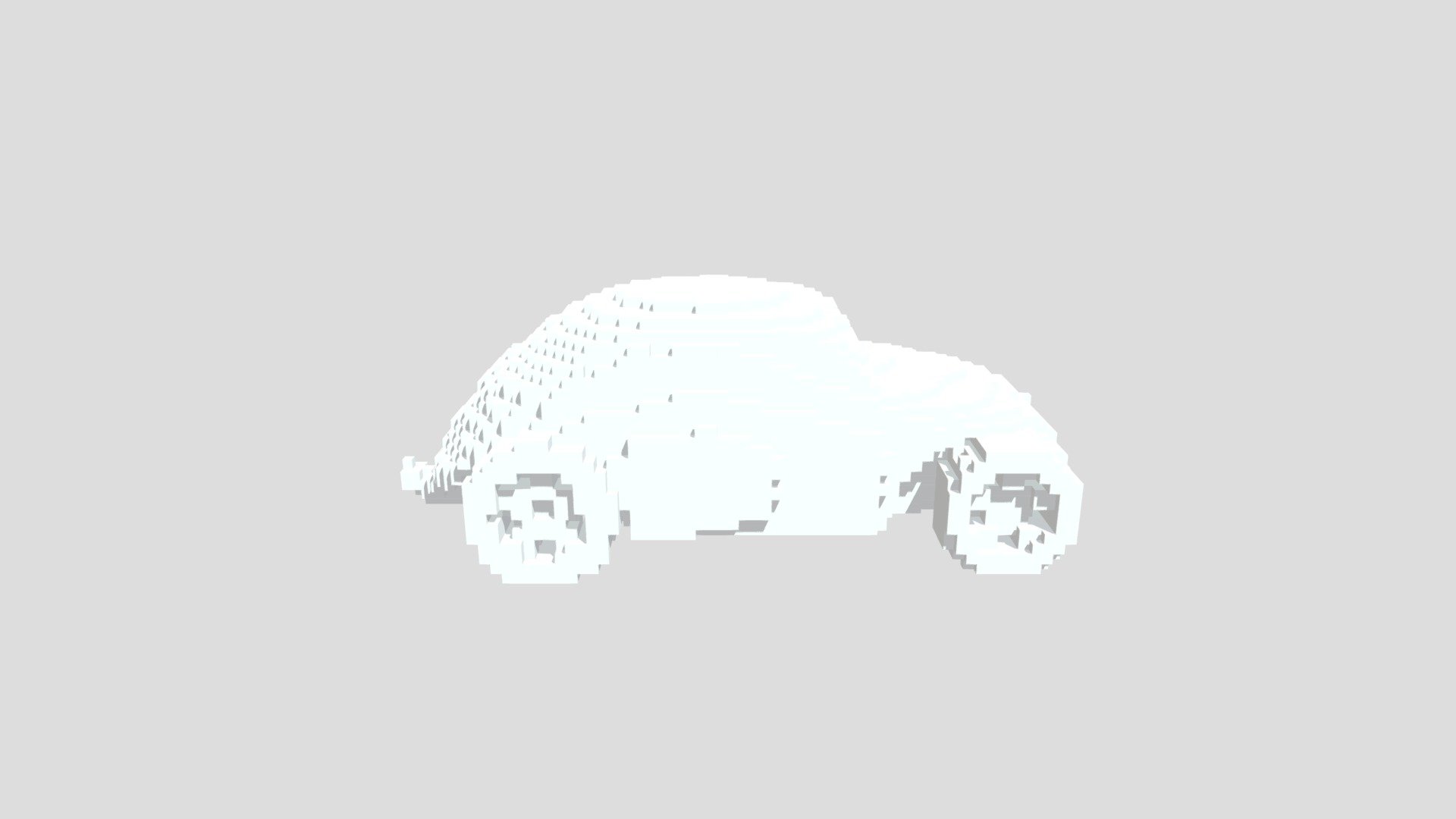 Custom Hotwheels Beetle_68x25x28 3d model