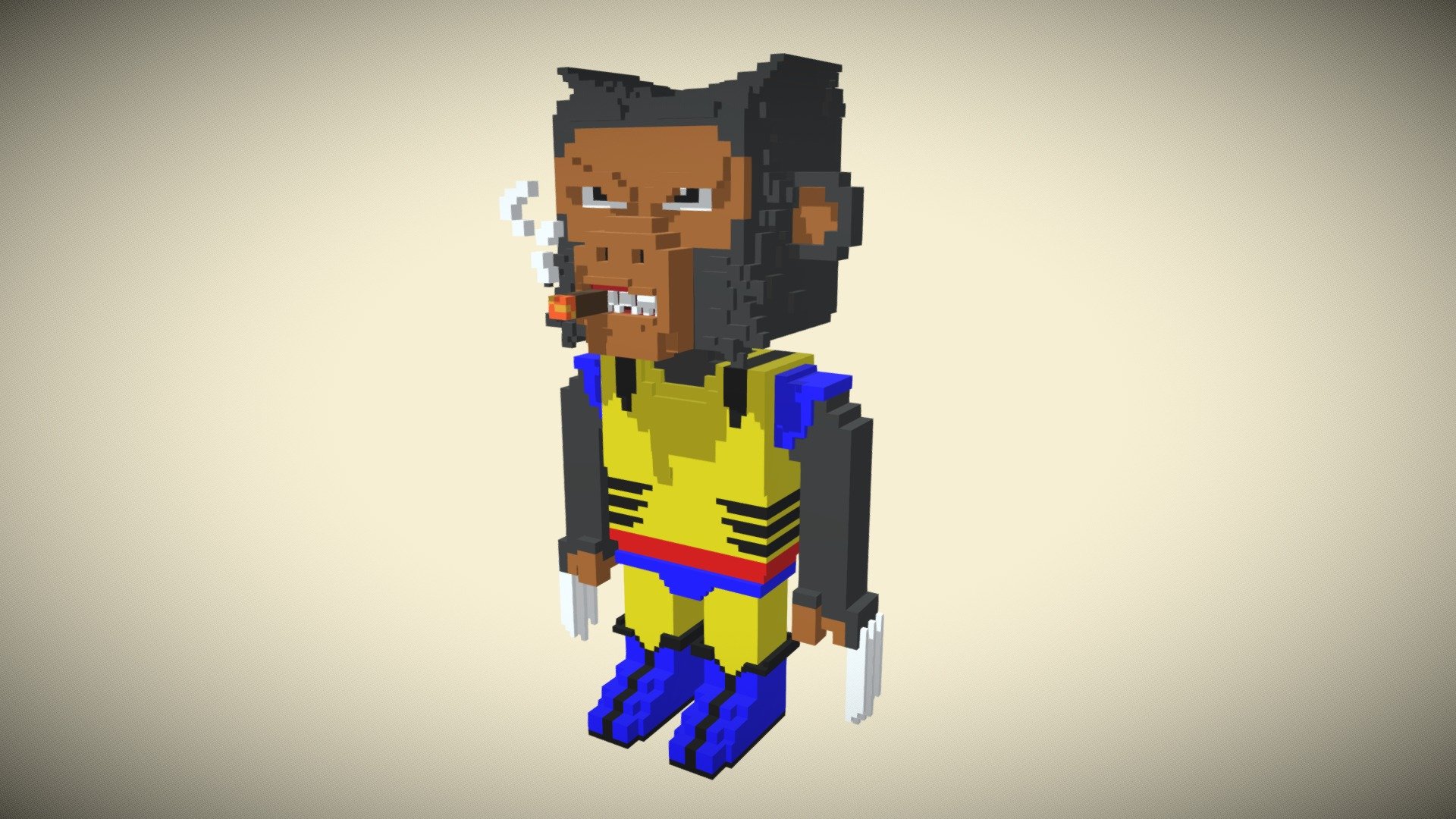 MunkyCitizen_Wolverine 3d model