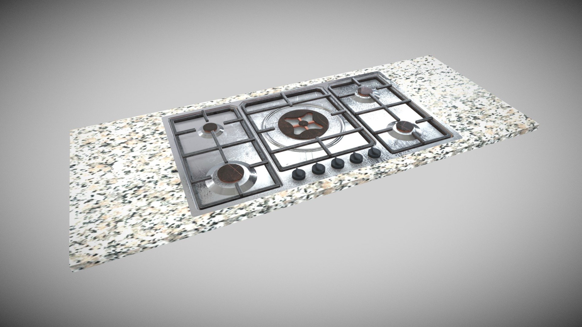 Gas Stove 3d model