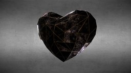 Black Crystal Heart