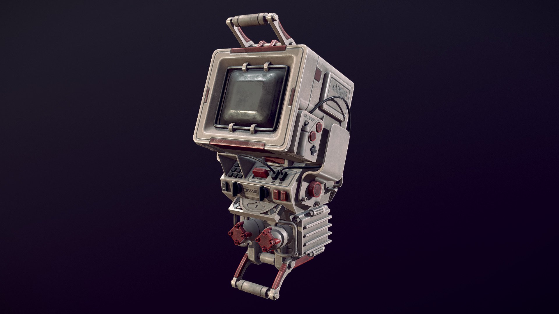 Portable Arcade Machine 3d model