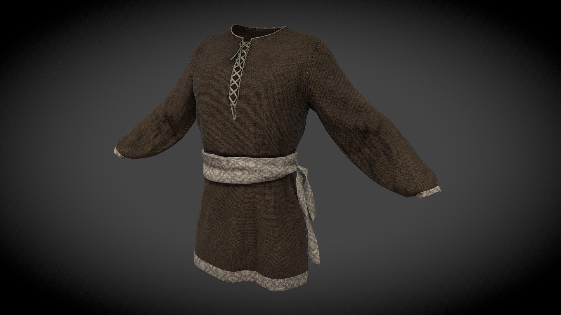 Tunic Sash 3d model