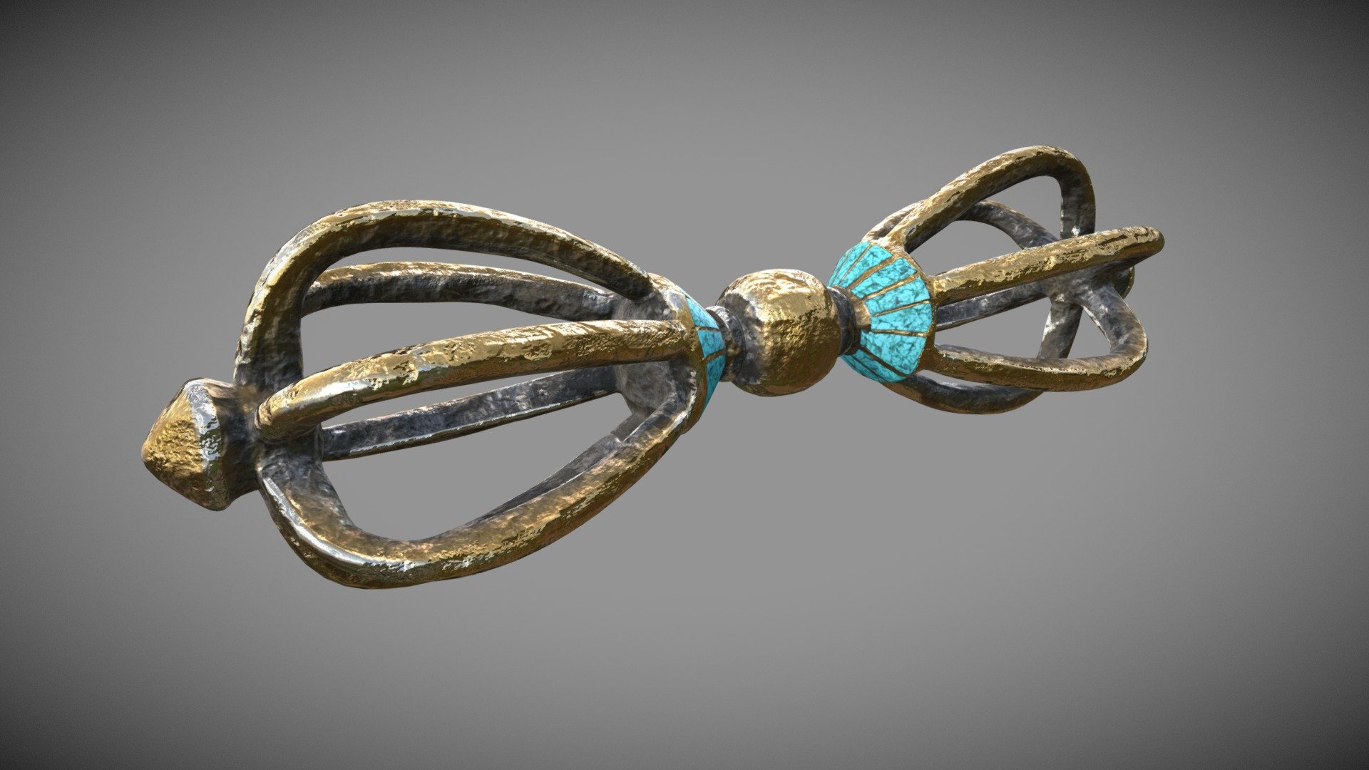 Buddhist Ritual Object 3d model