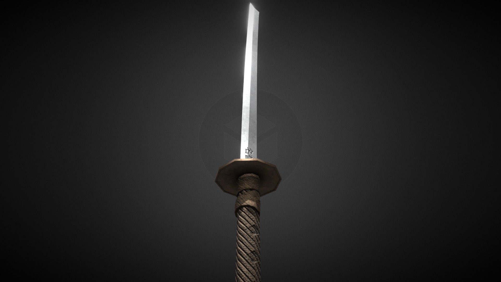 Broken Katana (Clean) 3d model