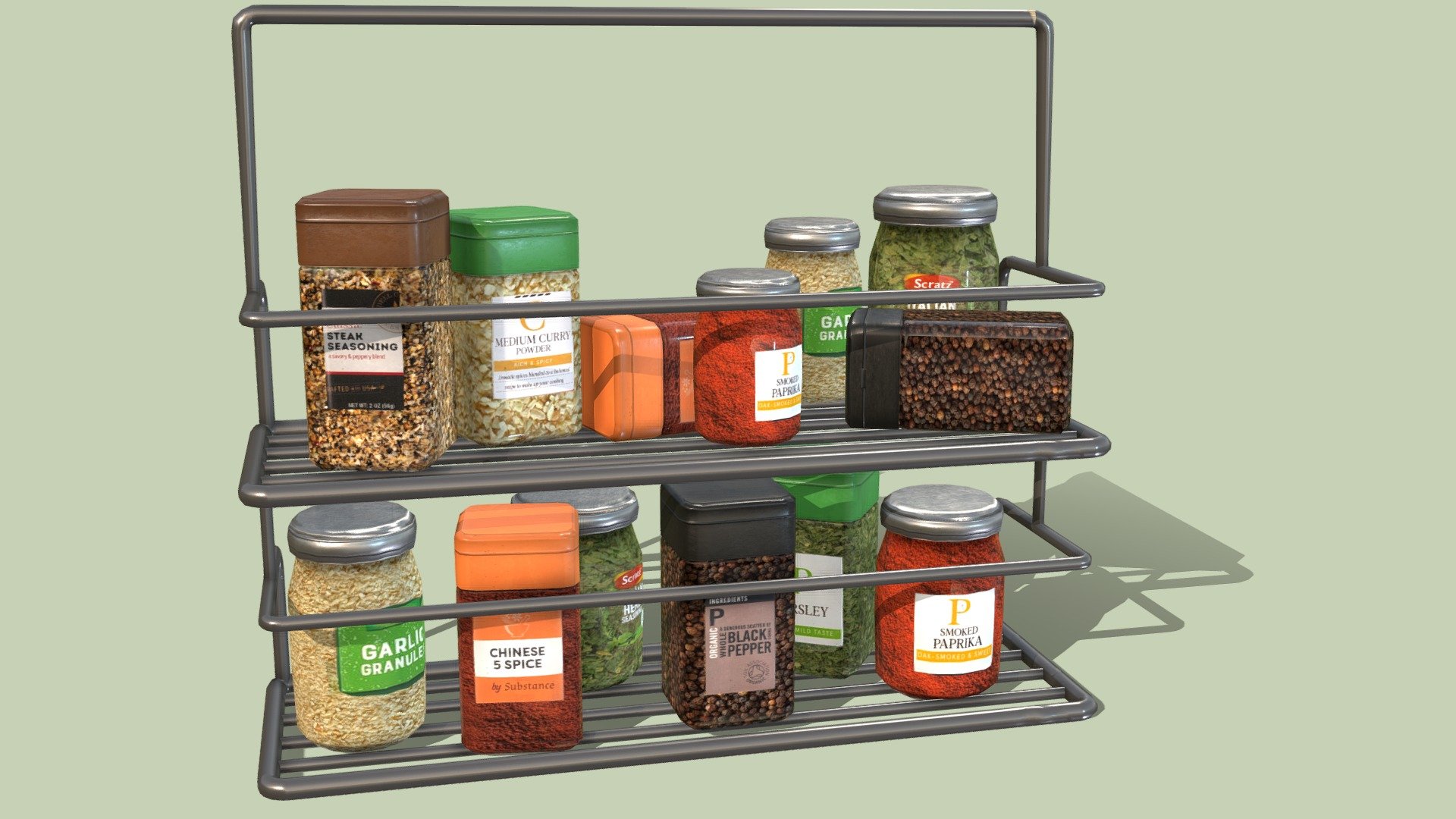 Spice Rack 3d model