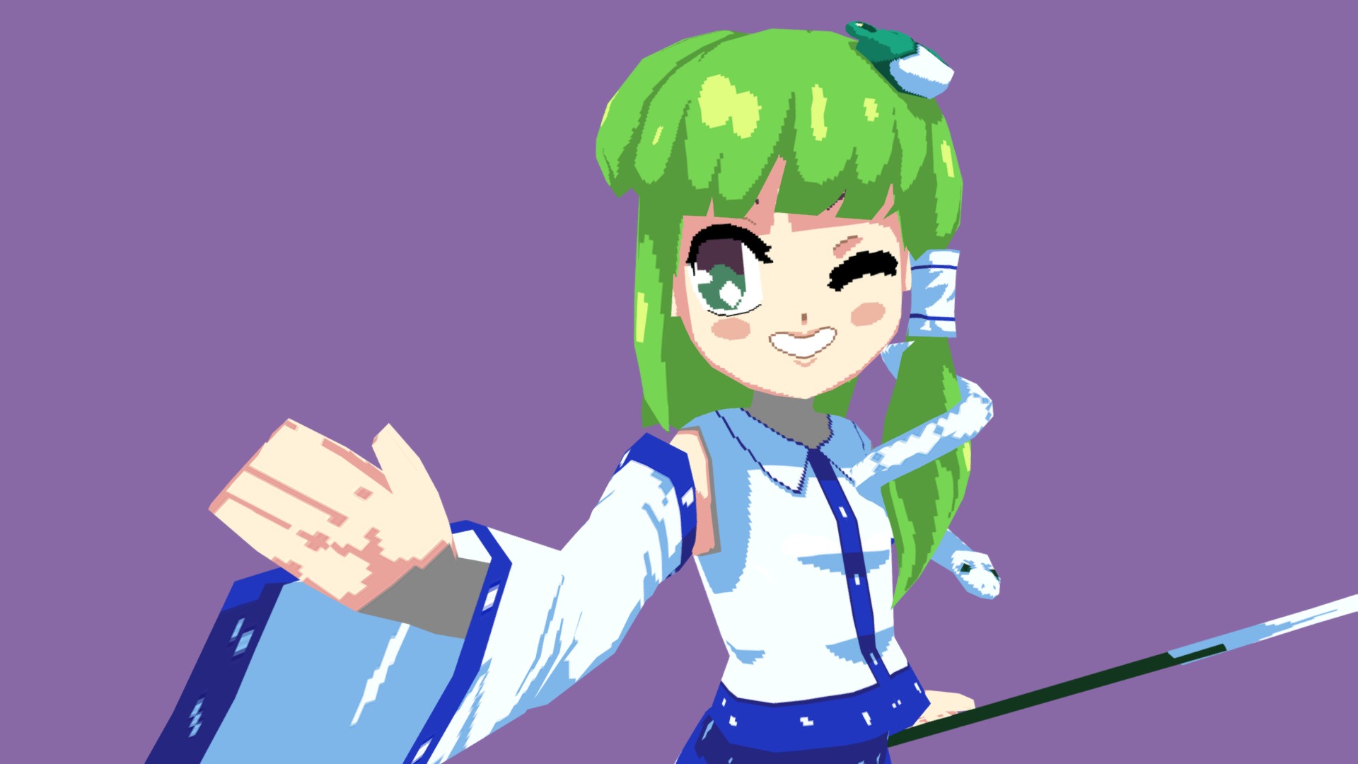 Kochiya Sanae 3d model