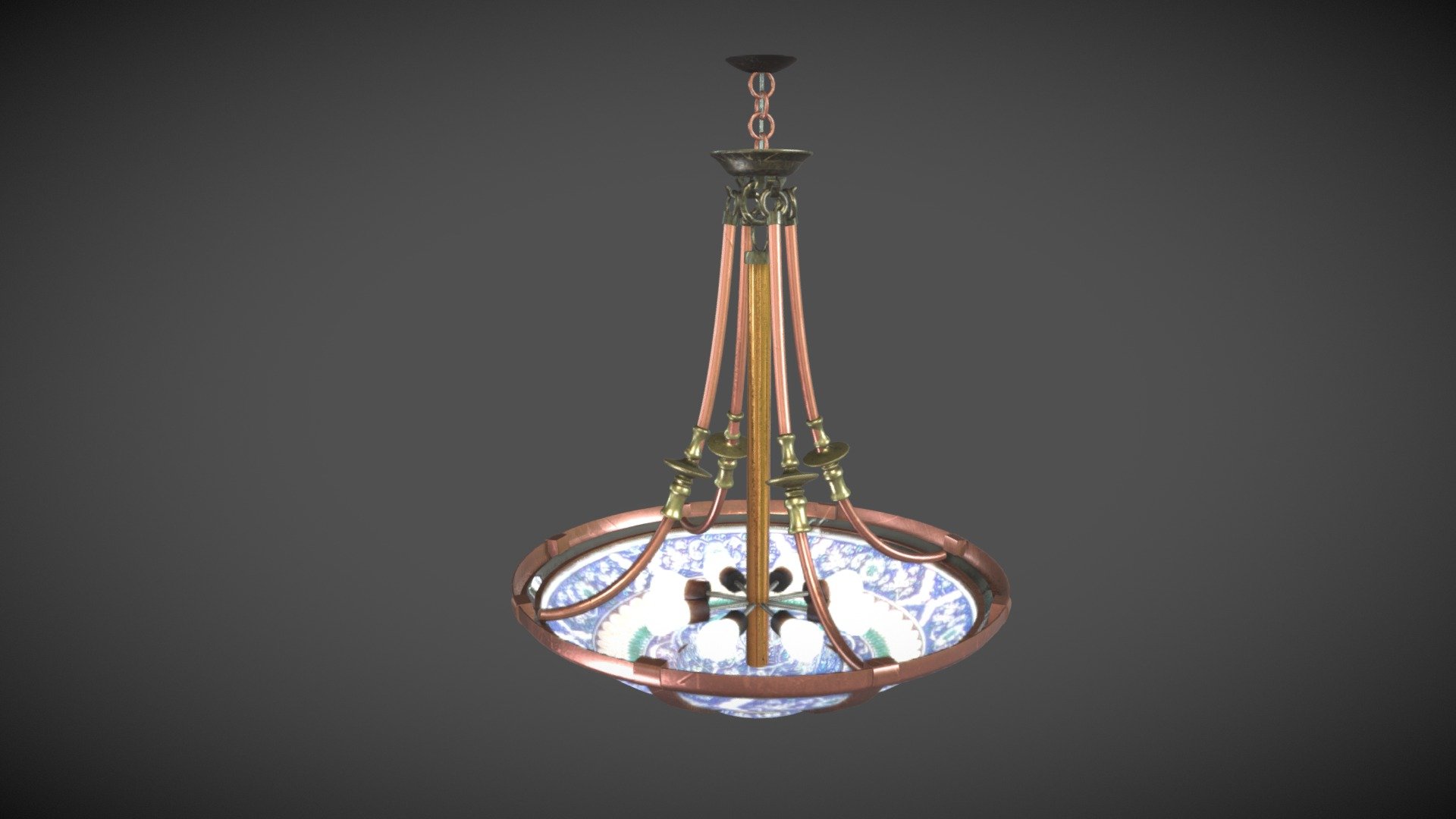 Pendant Effe 3d model