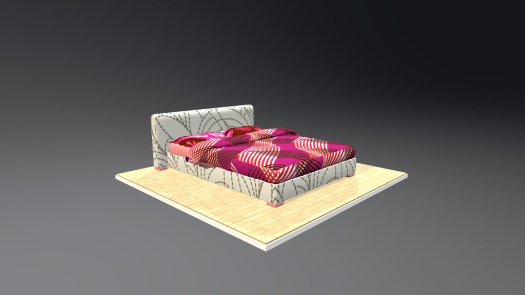 Letto B 3d model