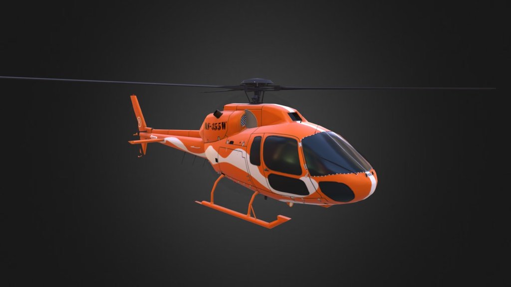 Helicopter 3d model