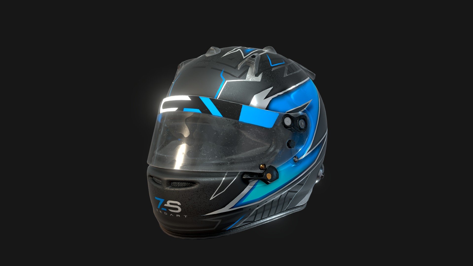 arai_helmet_low 3d model