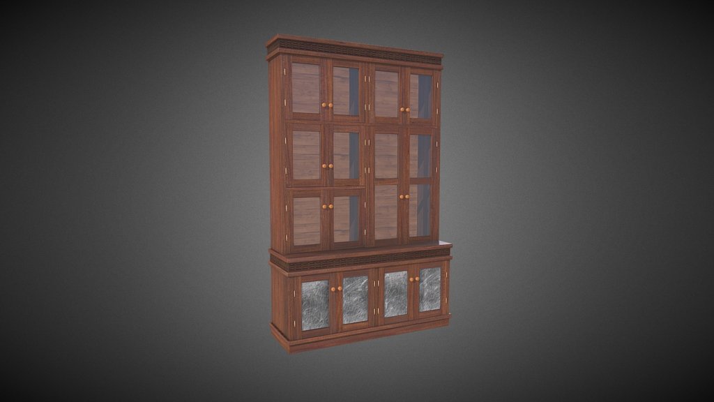 Scaffale B 3d model