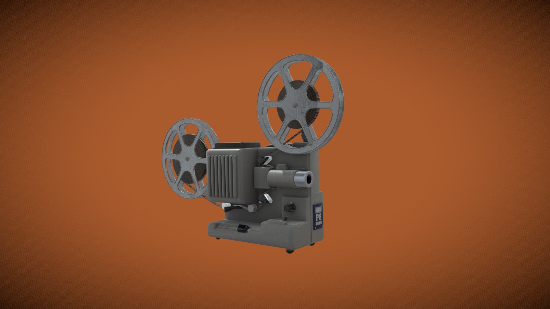 Projector Vintage 3d model