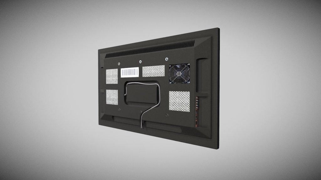 Wall Television 3d model