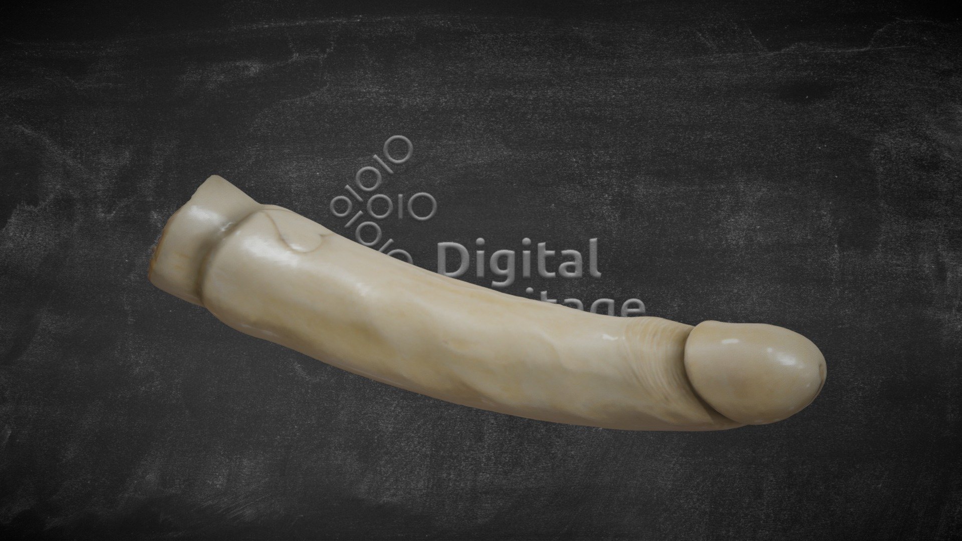 Haunted Victoria Ivory Dildo 3d model