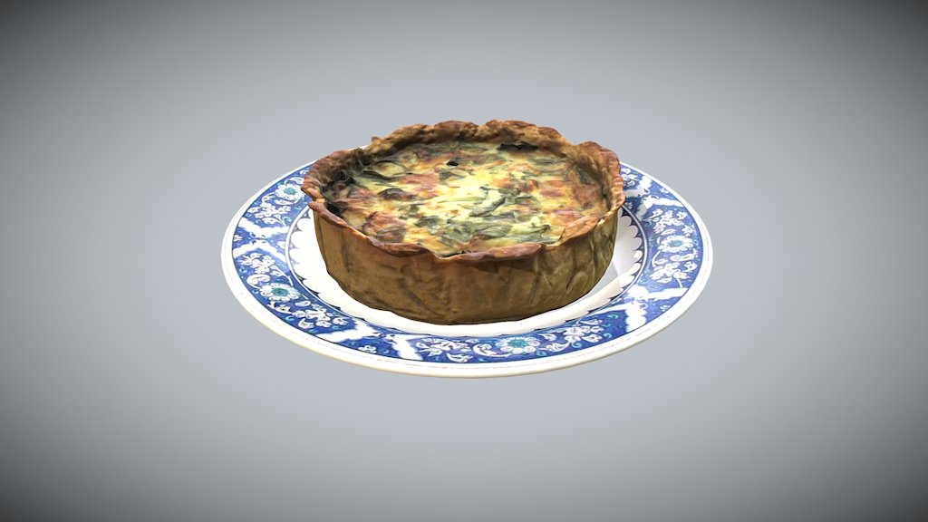 Quiche Kake 3d model