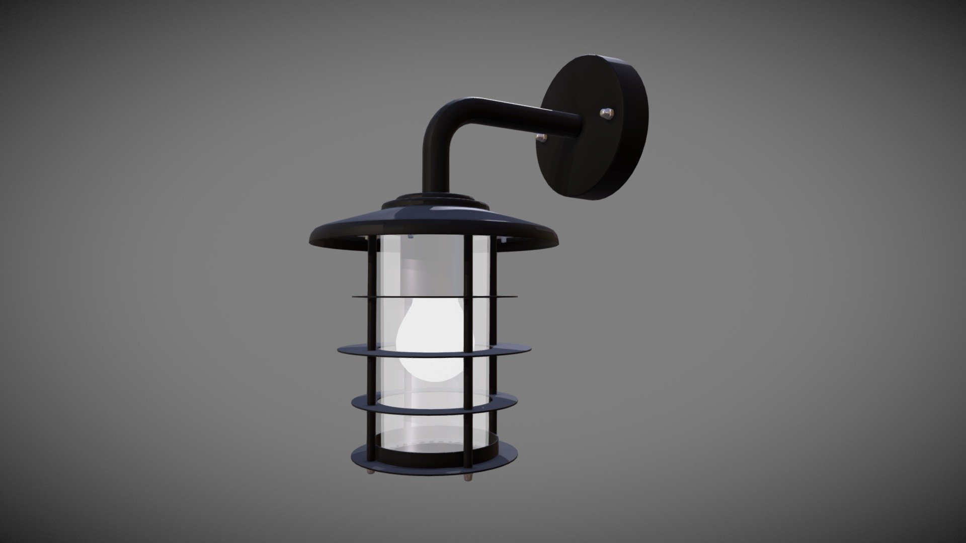 External Classic Light 3d model