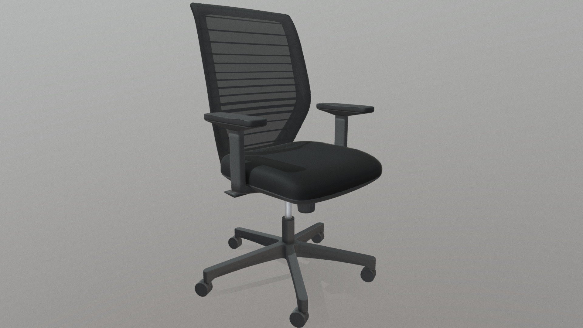 Swan Mesh Office Chair 3d model