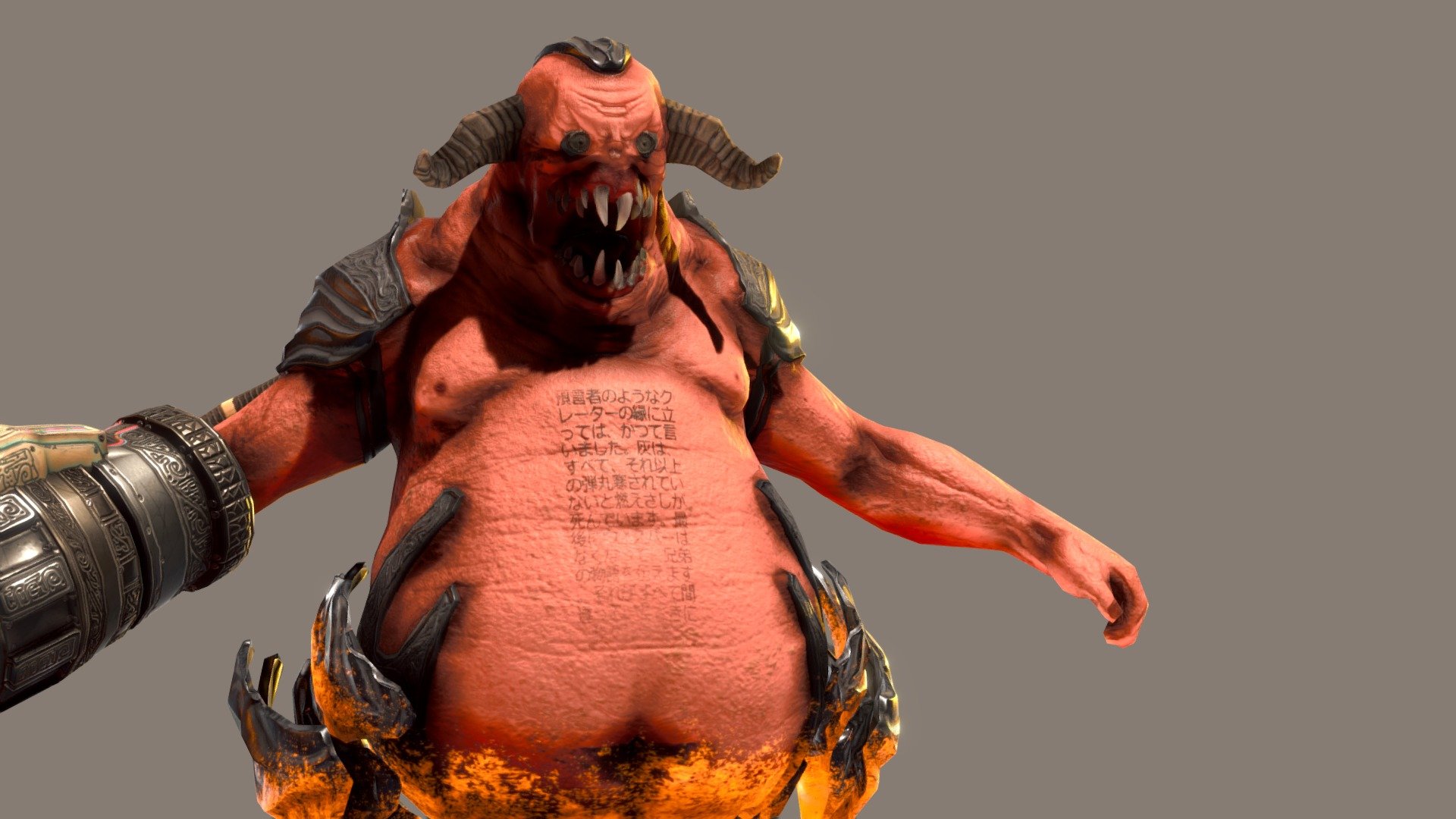 Hell Boss 3d model